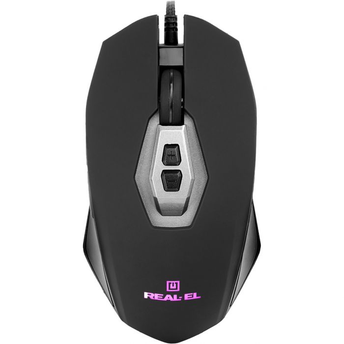 Миша REAL-EL RM-525 Black (EL123200029)
