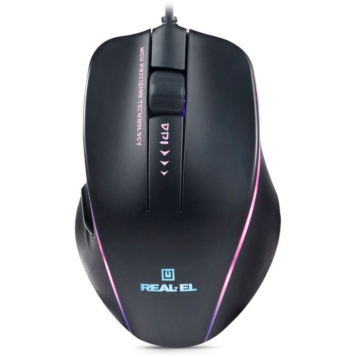 Миша REAL-EL RM-747 Black (EL123200028)