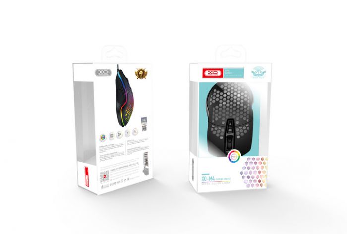 Миша XO M4 RGB Black (XO-M4-BK)