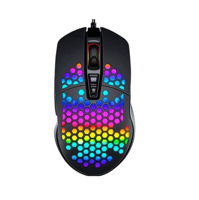 Миша XO M4 RGB Black (XO-M4-BK)