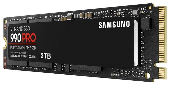 Накопичувач SSD  2ТB Samsung 990 PRO M.2 2280 PCIe 4.0 x4 NVMe V-NAND MLC (MZ-V9P2T0BW)