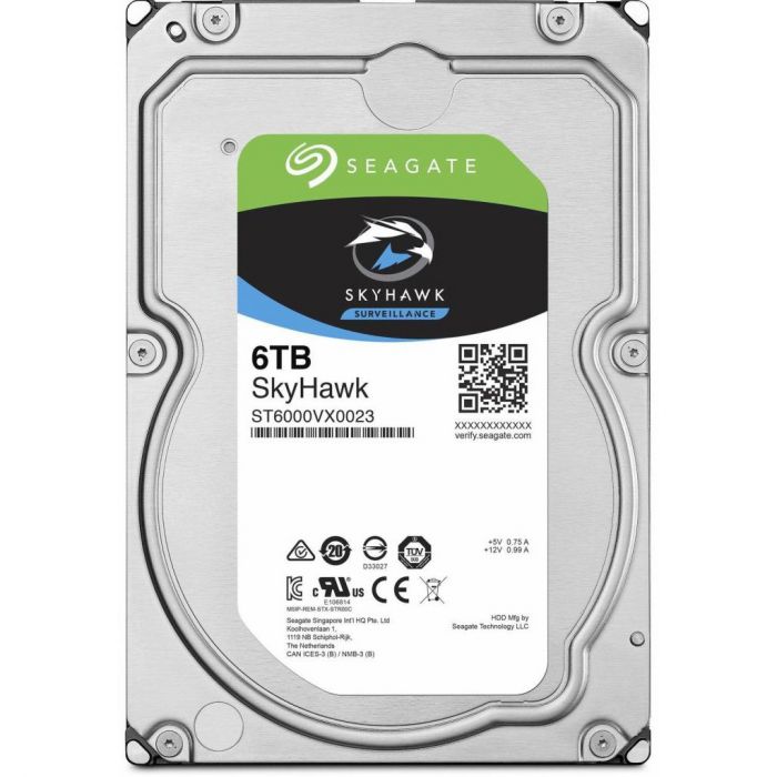 Накопичувач HDD SATA 6.0TB Seagate SkyHawk Surveillance 256MB (ST6000VX001)