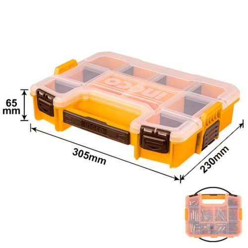 Органайзер пластиковий 12" 305x230x65 мм INGCO