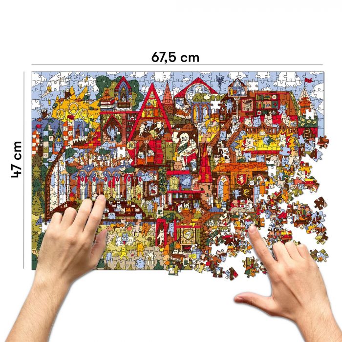 Пазл Orner Школа Мяугії та чародійства 1000 елементів