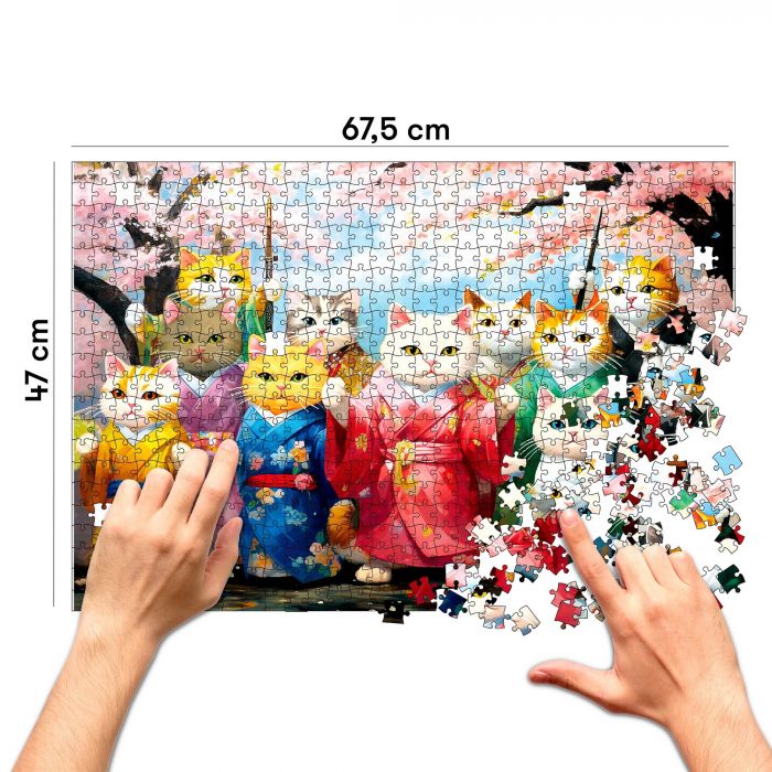 Пазл Orner Котики в кімоно 1000 елементів