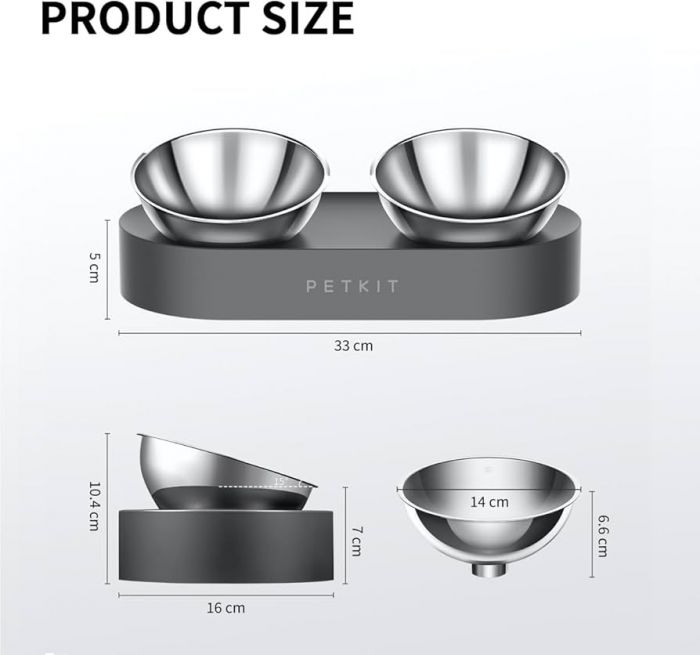 Миска Petkit Fresh Nano-Metal Pet/Cat Two Bowl Stand (P5201)