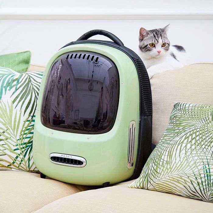 Рюкзак-переноска Petkit Breezy 2 Smart Cat Carrier Green (P7704)