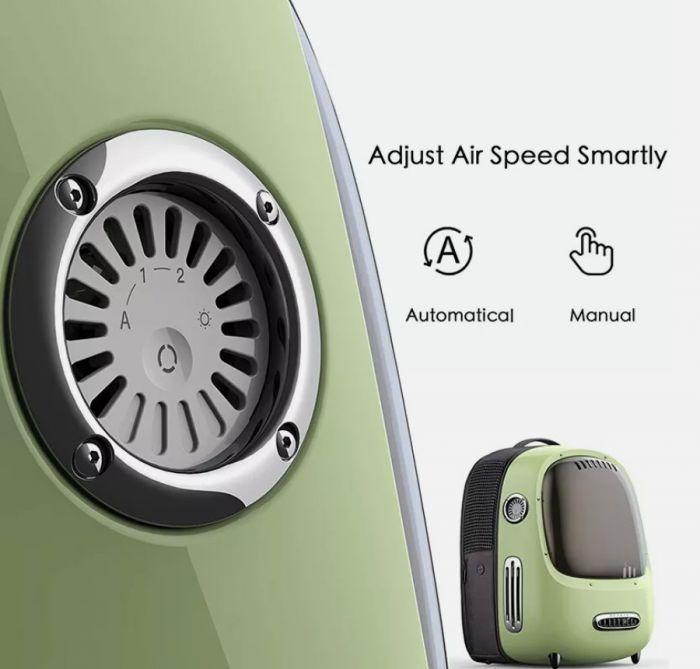 Рюкзак-переноска Petkit Breezy 2 Smart Cat Carrier Green (P7704)