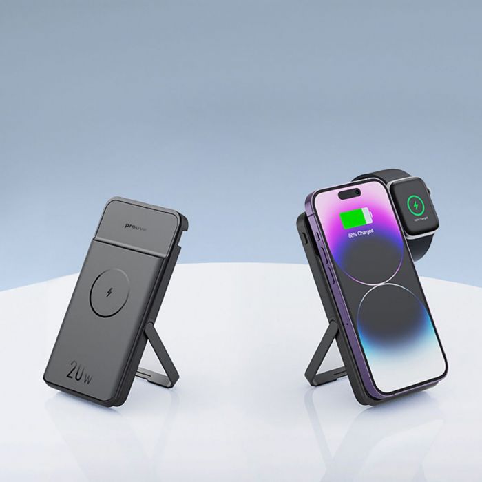 Універсальна мобільна батарея Proove Power Stand 2 in 1 20W 10000mAh Black (PBPS20030001)