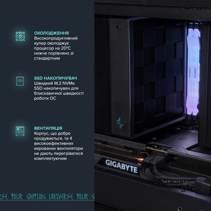 Персональний комп`ютер ASGARD Windows 11 Home (A79X.32.S15.46T.5200W)