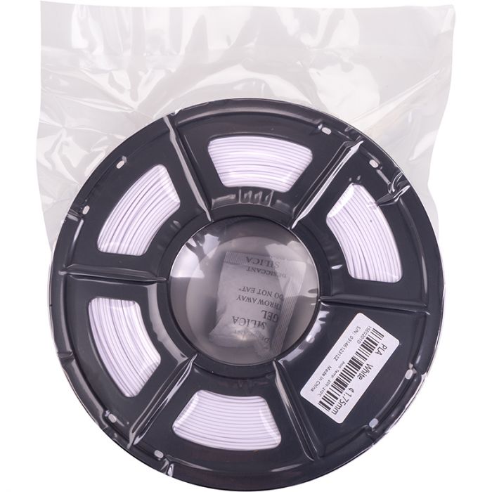PLA-пластик PowerPlant Filament для 3D-принтера 1.75 мм 1 кг, білий (PT812950)