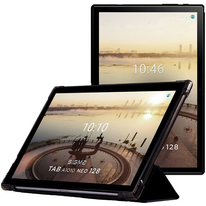 Планшет Sigma mobile Tab A1010 Neo 4/128GB 4G Dual Sim Black+чохол-книжка
