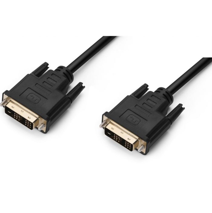 Кабель Prologix DVI - DVI (M/M), Single link,18+1, 1.8 м, Black (PR-DVI-DVI-P-05-28-18m)