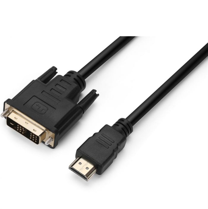 Кабель Prologix Premium HDMI - DVI V 1.3 (M/M), Single Link, 18+1, 3 м, Black (PR-HDMI-DVI-P-01-30-3m)