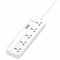 Фільтр живлення ProLogix Premium (PR-SC5415W) 5 розеток, 4 USB (1 PD +1 QC3.0 +2 AUTO ID), 2 м, білий