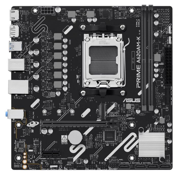Материнська плата Asus Prime A620AM-K Socket AM5