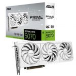 Відеокарта GF RTX 5070 12GB GDDR7 Prime OC White Asus (PRIME-RTX5070-O12G-WHITE)