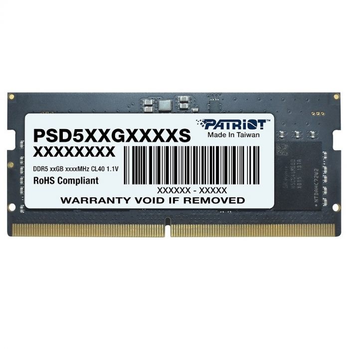 Модуль пам`яті SO-DIMM DDR5 8GB/5600 Patriot Signature Line (PSD58G560041S)
