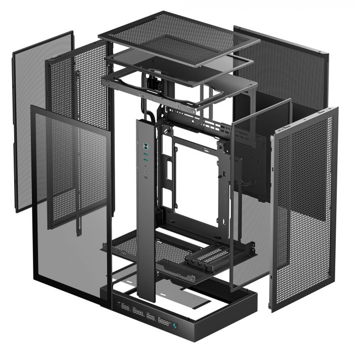Корпус DeepCool CH270 Digital Black (R-CH270-BKNDM0-G-1) без БЖ