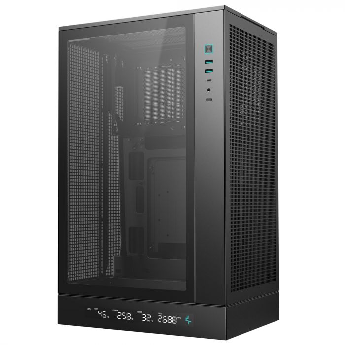 Корпус DeepCool CH270 Digital Black (R-CH270-BKNDM0-G-1) без БЖ