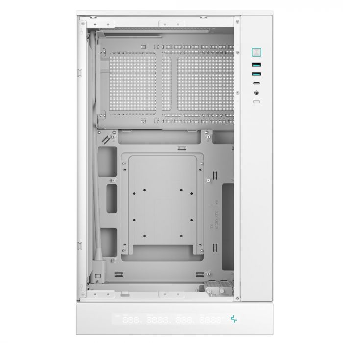Корпус DeepCool CH270 Digital White (R-CH270-WHNDM0-G-1) без БЖ