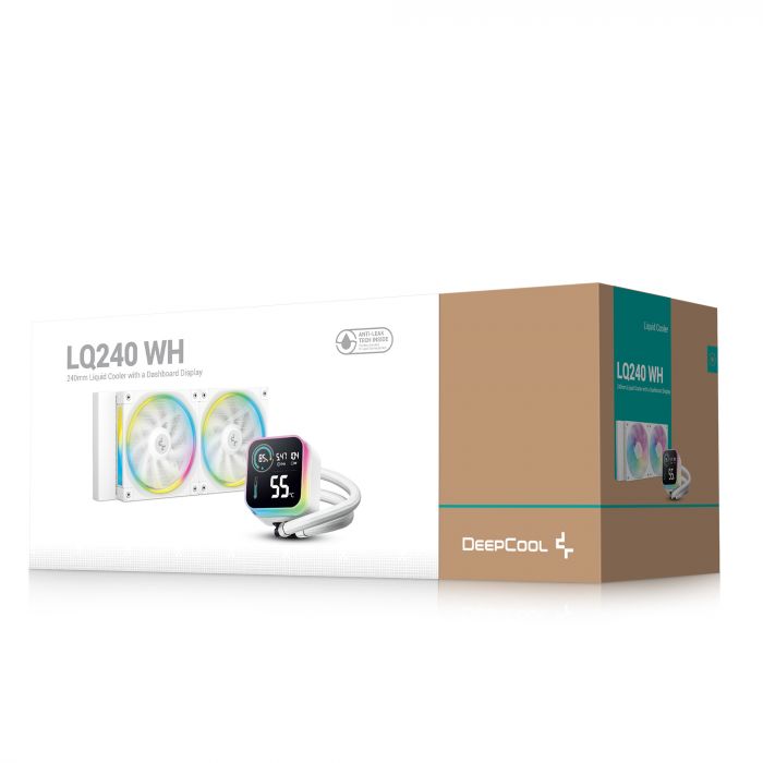 Система водяного охолодження DeepCool LQ240 White (R-LQ240-WHDSMC-G-1)