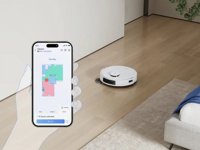 Робот-пилосос Ecovacs Deebot Ozmo N20 Pro (DKX55) White