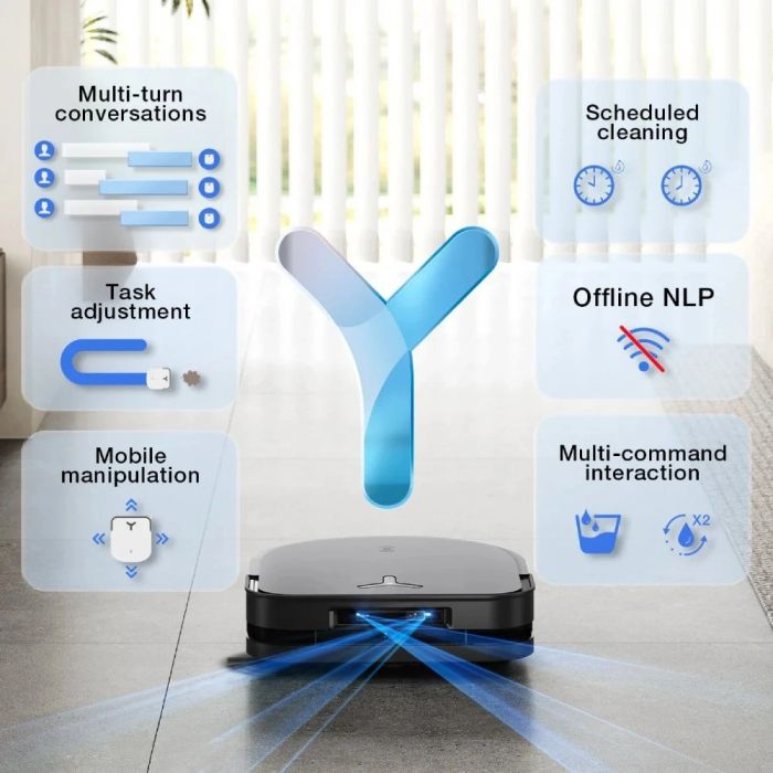 Робот-пилосос Ecovacs Deebot Ozmo X5 Pro Omni (DDX39) Black