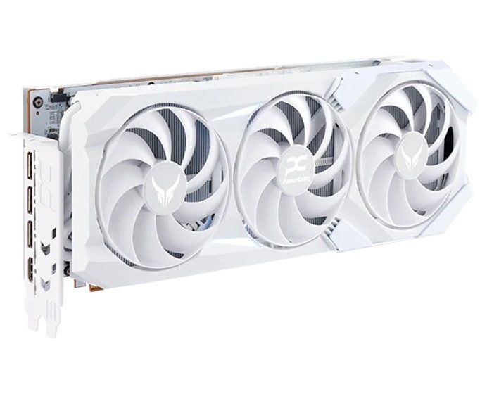 Відеокарта AMD Radeon RX 9070 XT 16GB GDDR6 Red Devil Spectral White PowerColor (RX9070XT 16G-E/OC/WHITE)