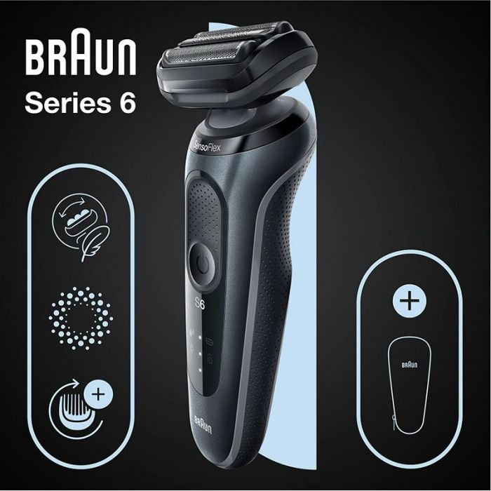 Електробритва Braun Series 6 61-N1000s Black/Black