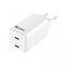 Сетевое зарядное устройство Sandberg 65W (2xUSB-C) White (441-56)