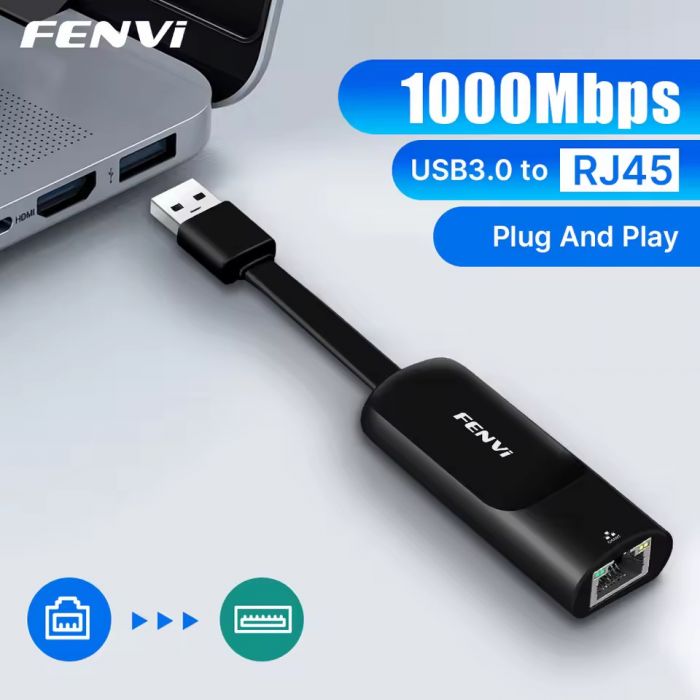Мережевий адаптер Fenvi USB 3.0 - LAN RJ45
