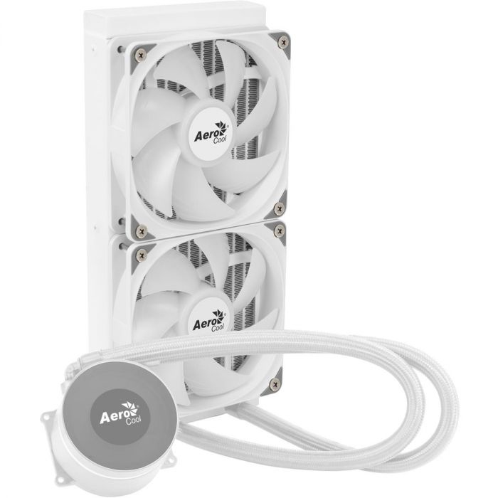 Система водяного охолодження AeroCool Oasis L240 White (ACLA-OA24117.21)