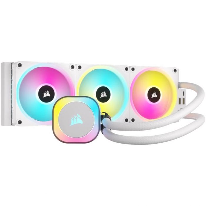 Система водяного охолодження Corsair iCUE Link H150i RGB Liquid CPU Cooler White (CW-9061006-WW)