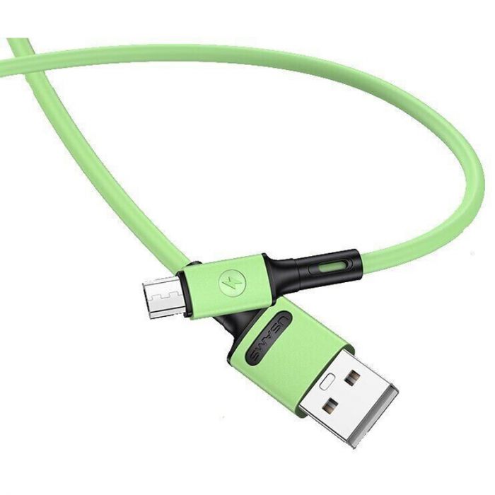Кабель Usams US-SJ435 USB - Micro USB (M/M), 1 м, Green (SJ435USB02)