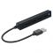 USB-хаб SpeedLink Snappy Slim 4 ports Black (SL-140000-BK)