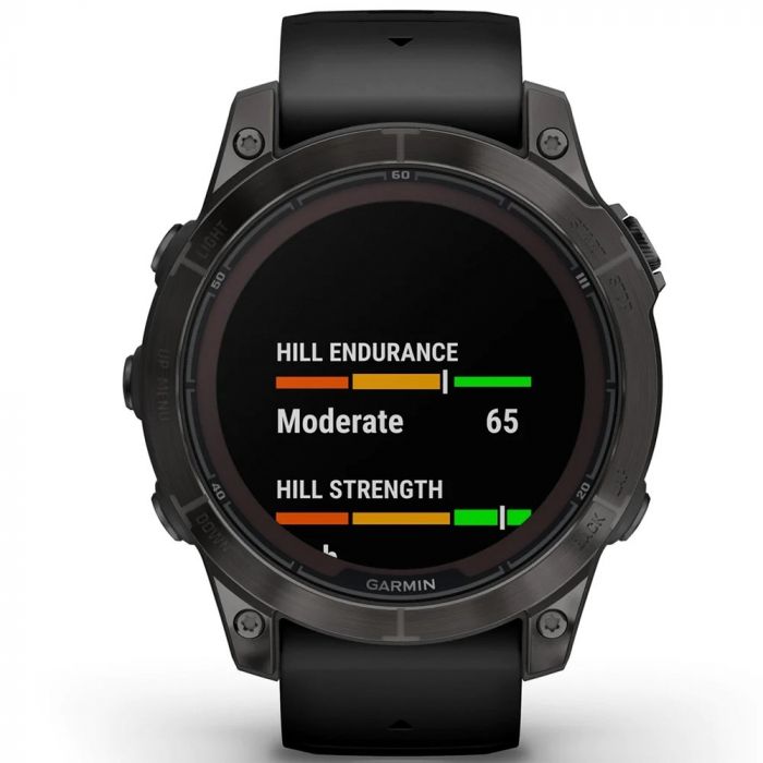 Смарт-годинник Garmin Fenix 7 Pro Sapphire Solar Carbon Gray DLC Titanium with Black Silicone (010-02777-54)