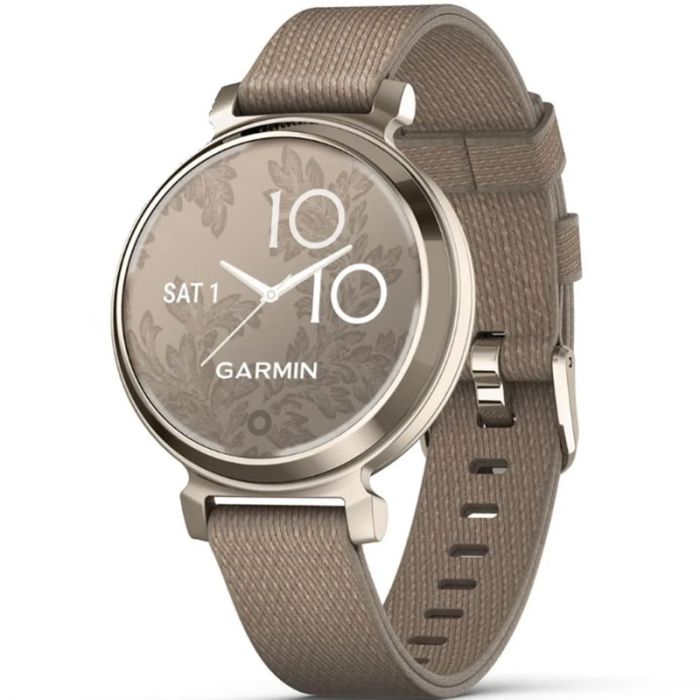 Смарт-годинник Garmin Lily 2 Cream Gold with Coffee Nylon Band (010-02839-62)