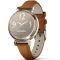 Смарт-годинник Garmin Lily 2 Cream Gold with Tan Leather Band (010-02839-60)