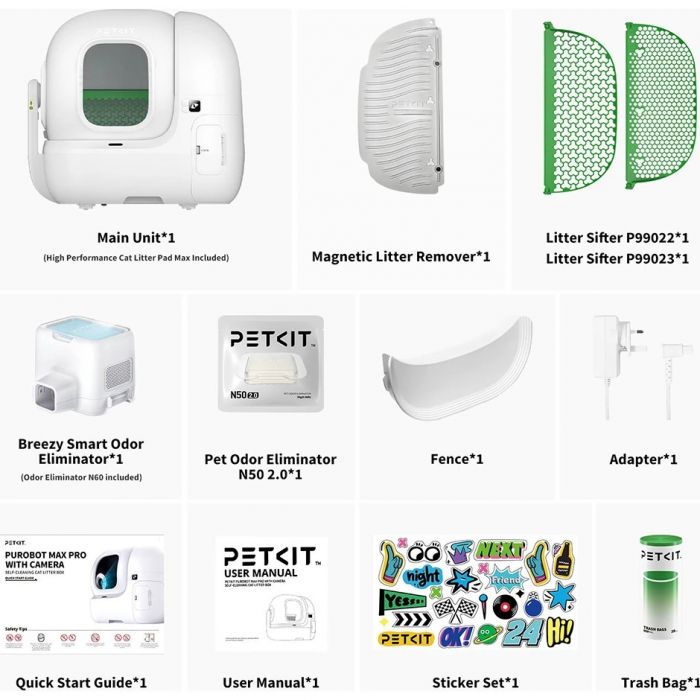 Смарт-лоток Petkit Purobot Max Pro With Cam Self-Clean (P9904)