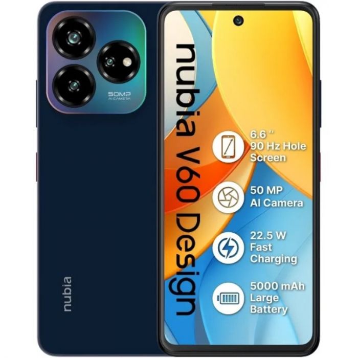 Смартфон ZTE Nubia V60 Design 6/256GB Blue