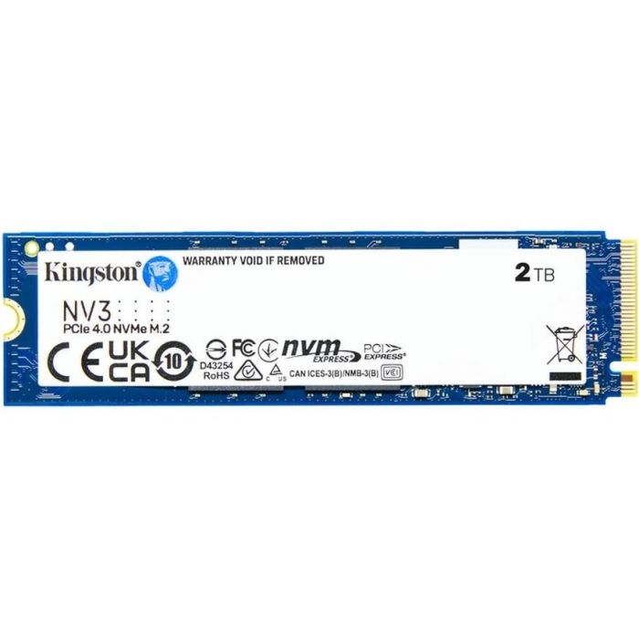 Накопичувач SSD 2TB M.2 NVMe Kingston NV3 M.2 2280 PCIe Gen4.0 x4 (SNV3S/2000G)