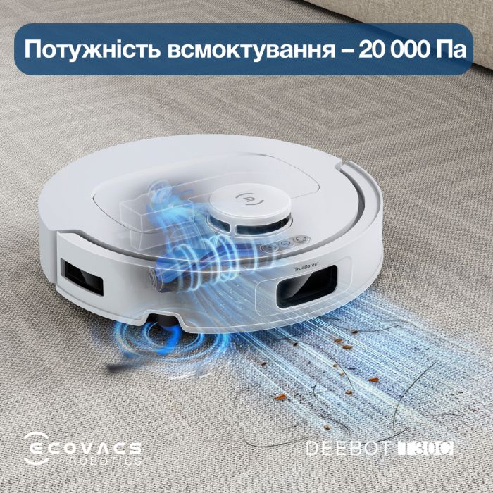 Робот-пилосос Ecovacs Deebot T30C White (DLX71)