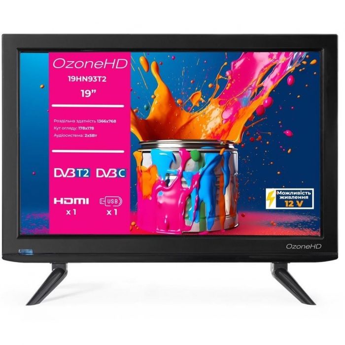 Телевiзор OzoneHD 19HN93T2