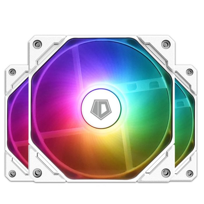 Вентилятор ID-Cooling TF-12025-Pro ARGB Trio White