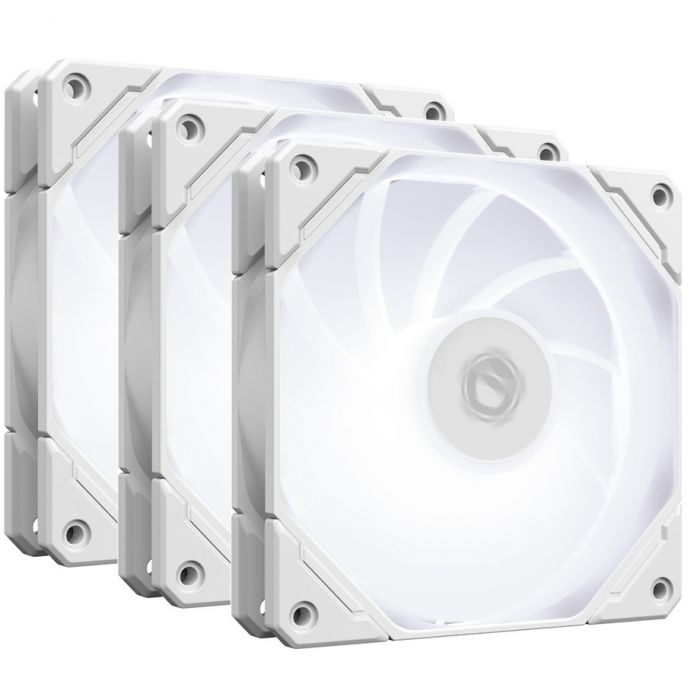 Вентилятор ID-Cooling TF-12025-Pro SW Trio White