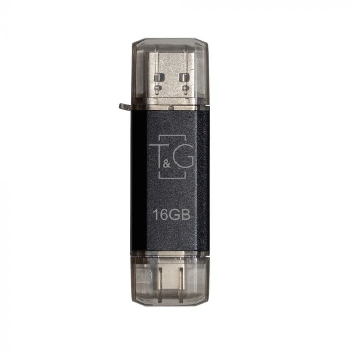 Флеш-накопичувач USB 16GB Type-C T&G 009 Star Series Black (TG009TC-16GBK)