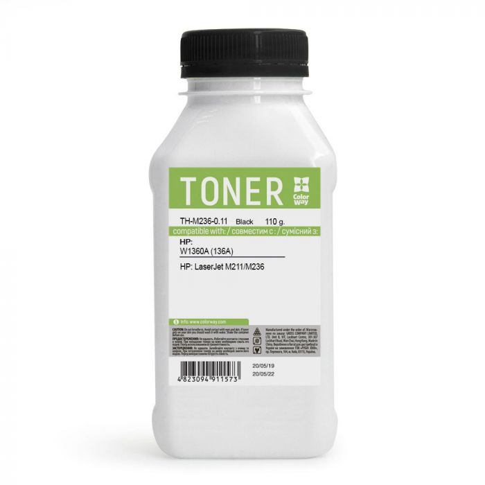 Тонер CW (TH-M236-0.11) HP LJ M211/M236 (W1360X) 110г