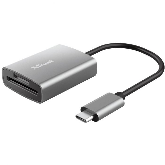 Кардрідер Trust Dalyx Aluminium USB Type-C Grey (24136)