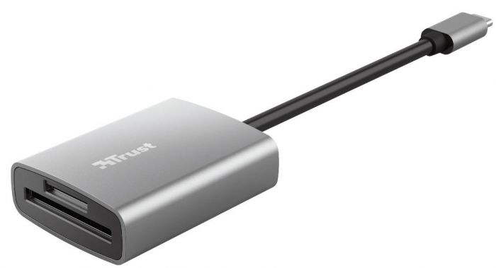 Кардрідер Trust Dalyx Aluminium USB Type-C Grey (24136)